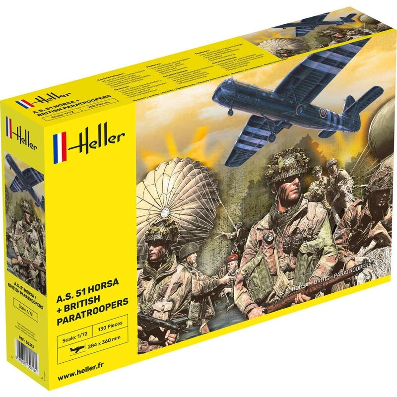 Heller Maqueta A.S. 51 Horsa + Paratroopers 3 Heller Maqueta A.S. 51 Horsa + Paratroopers