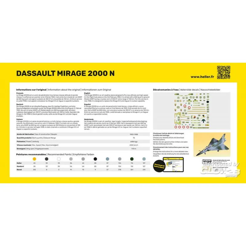 Heller Maqueta Dassault Mirage 2000N 6 Heller Maqueta Dassault Mirage 2000N - Imagen 4