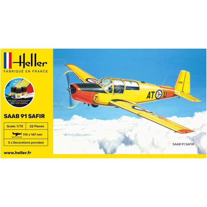 Heller Maqueta Starter Kit Saab Safir 91 4 Heller Maqueta Starter Kit Saab Safir 91 - Imagen 2