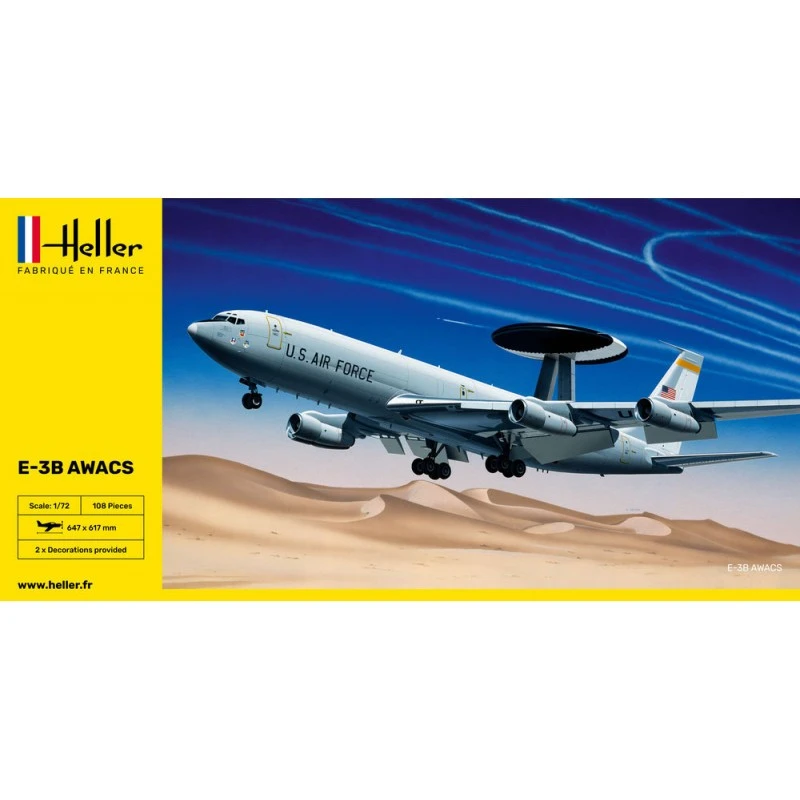 Heller Maqueta Boeing E-3 A / C Awacs 5 Heller Maqueta Boeing E-3 A / C Awacs - Imagen 3