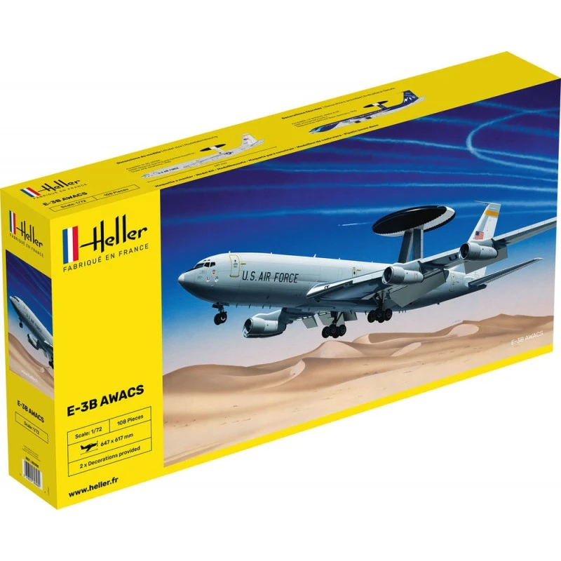 Heller Maqueta Boeing E-3 A / C Awacs 3 Heller Maqueta Boeing E-3 A / C Awacs