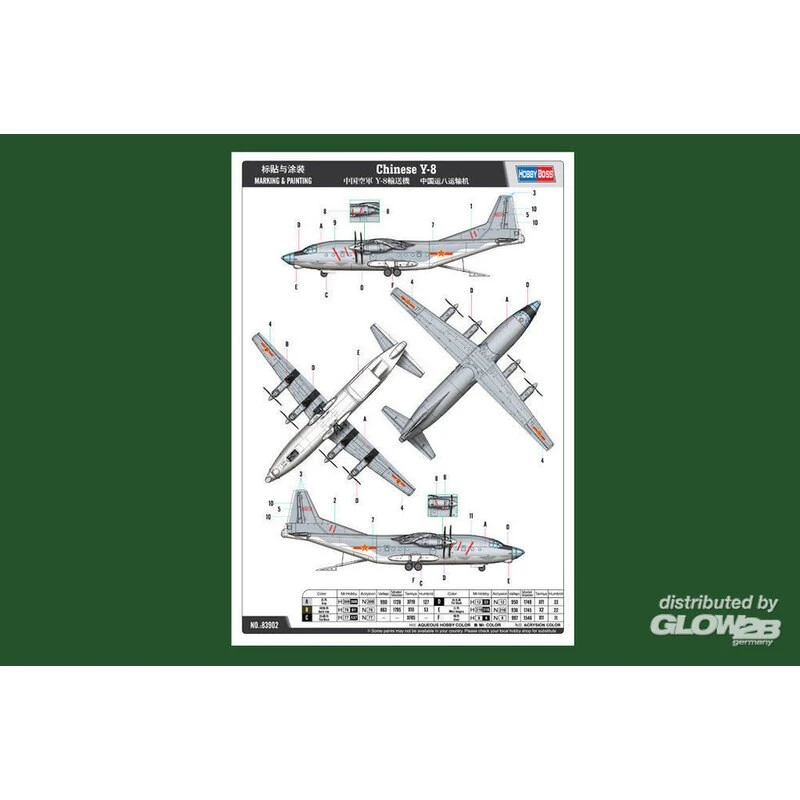 Hobby Boss Maqueta Chino Y-8 5 Hobby Boss Maqueta Chino Y-8 - Imagen 3