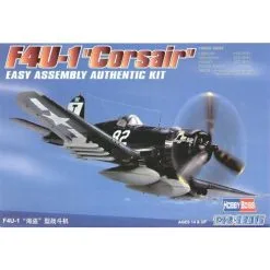 Hobby Boss Vought F4U-1 Corsair Easy Build With 1 Piece Wings And Lower Fuselage 1 Piece Fuselage. Other Parts As Normal. Optional Open/clo