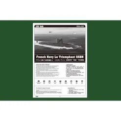 Hobby Boss Maqueta French Navy Le Triomphant SSBN 12 Hobby Boss Maqueta French Navy Le Triomphant SSBN -Maquetas de aviones 1/72 Ventas hobby boss hb83519 french navy le triomphant ssbn 3