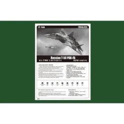 Hobby Boss Maqueta Russian T-50 PAK-FA -Maquetas de aviones 1/72 Ventas hobby boss hb87257 russian t 50 pak fa 4
