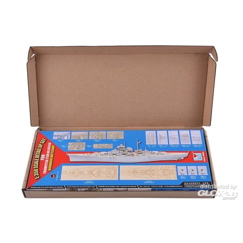 I LOVE KITS Maqueta Kit De Superdetalle Bismarck 95T05358 7 I LOVE KITS Maqueta Kit De Superdetalle Bismarck 95T05358 - Imagen 5