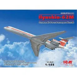 ICM Maqueta Ilyushin-62M, Alemán Avión De Pasajeros De La Fuerza Aérea