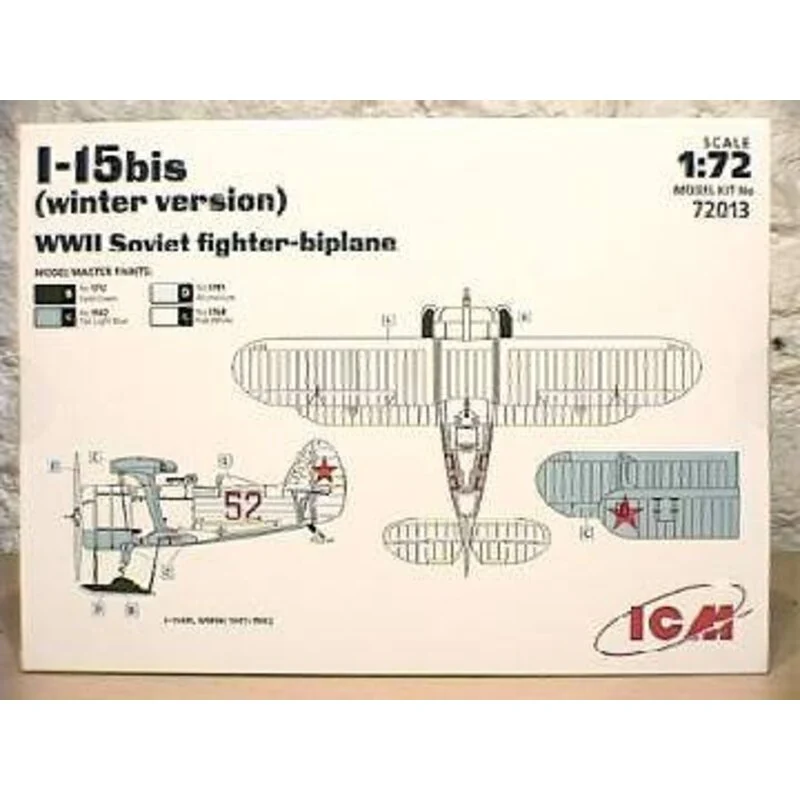 ICM Maqueta Polikarpov I-15bis Russian Aircraft With Skis 4 ICM Maqueta Polikarpov I-15bis Russian Aircraft With Skis - Imagen 2