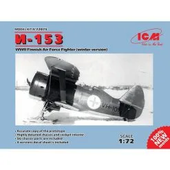 ICM Polikarpov I-153 Combatiente De La Fuerza Aérea De La Segunda Guerra Mundial De La Segunda Guerra Mundial (versión De Invierno E