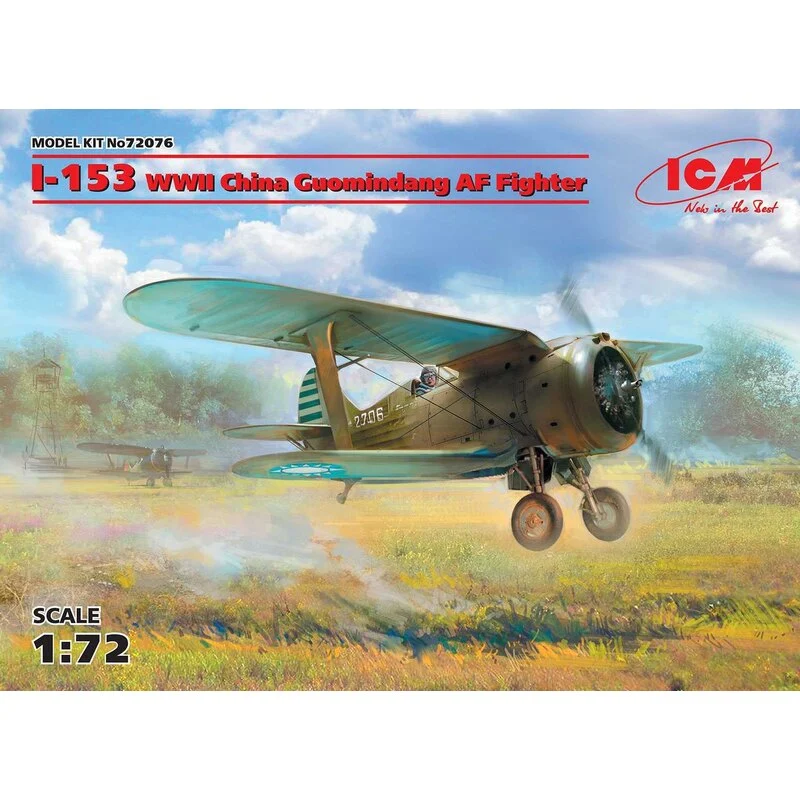 ICM Maqueta Polikarpov I-153, Luchador De La Segunda Guerra Mundial China Guomindang AF 3 ICM Maqueta Polikarpov I-153, Luchador De La Segunda Guerra Mundial China Guomindang AF