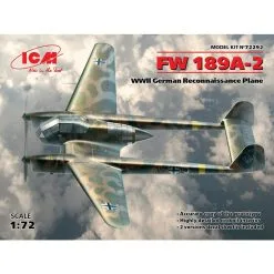 ICM Focke-Wulf Fw-189A-2 Segunda Guerra Mundial Avión De Reconocimiento Alemanes (100% Nuevas Bodegas)