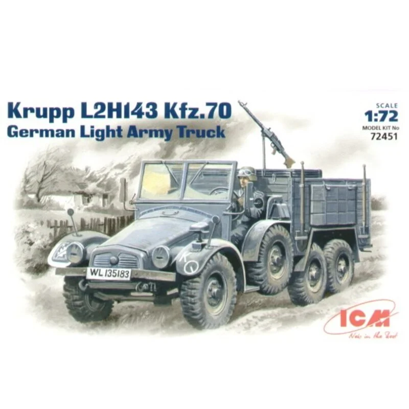 ICM Maqueta Kupp L2H143 Kfz.70 German Light Truck 3 ICM Maqueta Kupp L2H143 Kfz.70 German Light Truck
