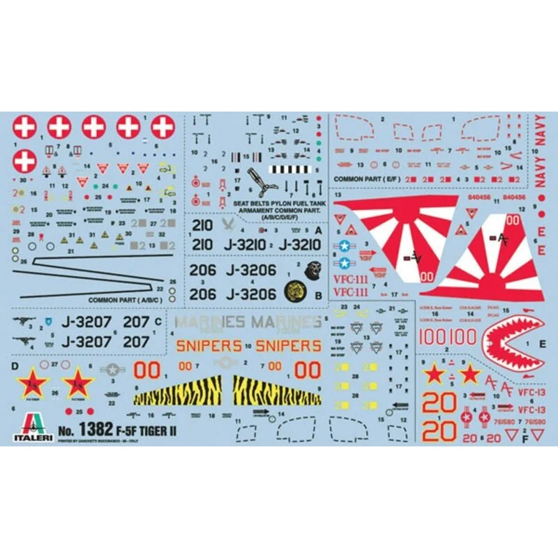 Italeri Maqueta F-5F Tigre Tandem 4 Italeri Maqueta F-5F Tigre Tandem - Imagen 2