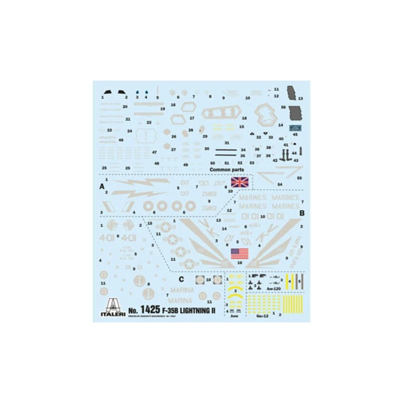 Italeri Maqueta F-35B Lightning II STOVL 5 Italeri Maqueta F-35B Lightning II STOVL - Imagen 3