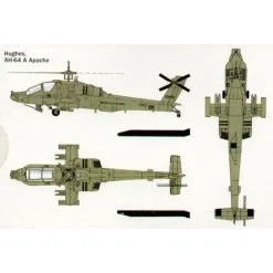 Italeri Maqueta Hughes AH-64A Apache -Maquetas de aviones 1/72 Ventas italeri it0159 hughes ah 64a apache 1
