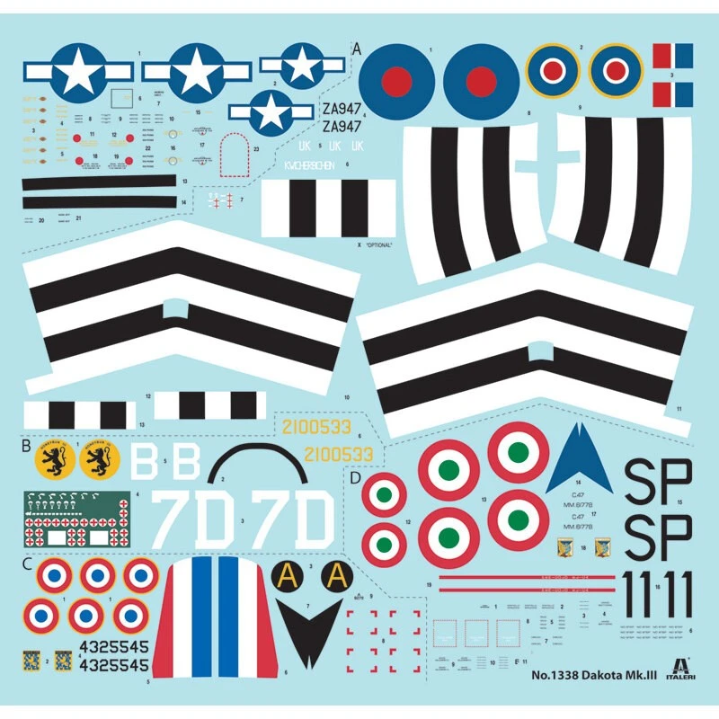 Italeri Maqueta Douglas DC-3/Douglas C-47 Dakota Mk.III 4 Italeri Maqueta Douglas DC-3/Douglas C-47 Dakota Mk.III - Imagen 2