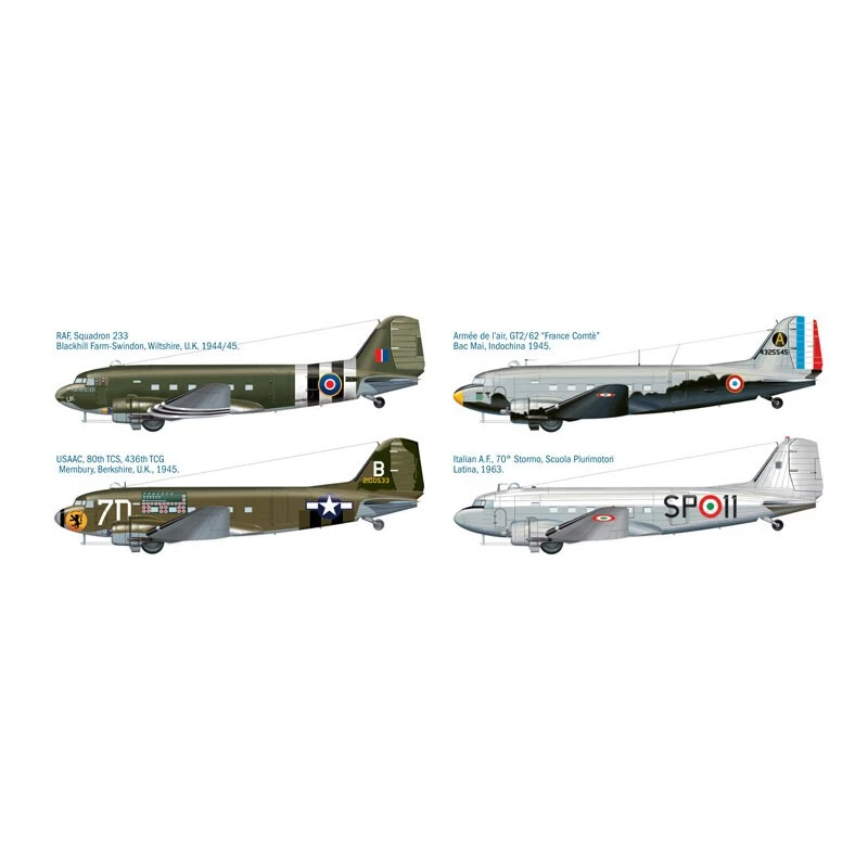 Italeri Maqueta Douglas DC-3/Douglas C-47 Dakota Mk.III 5 Italeri Maqueta Douglas DC-3/Douglas C-47 Dakota Mk.III - Imagen 3