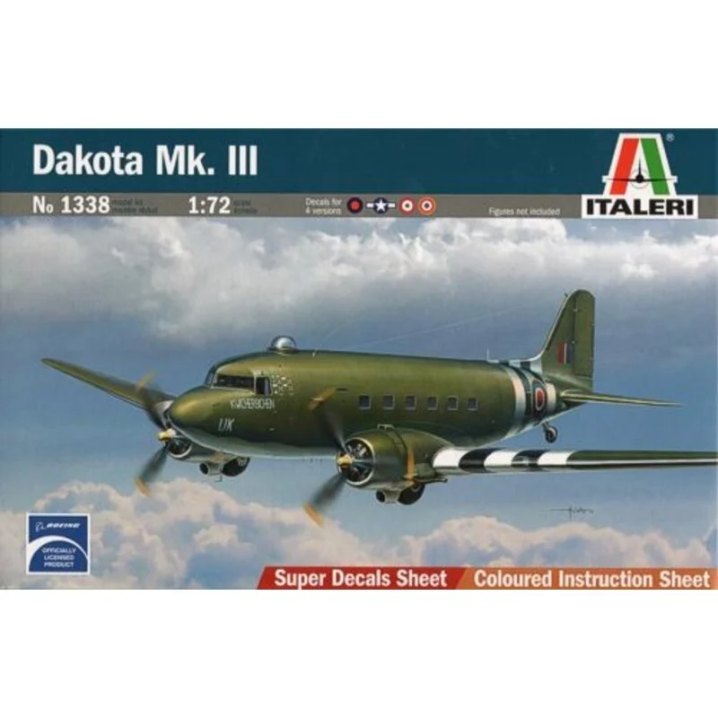 Italeri Maqueta Douglas DC-3/Douglas C-47 Dakota Mk.III 3 Italeri Maqueta Douglas DC-3/Douglas C-47 Dakota Mk.III