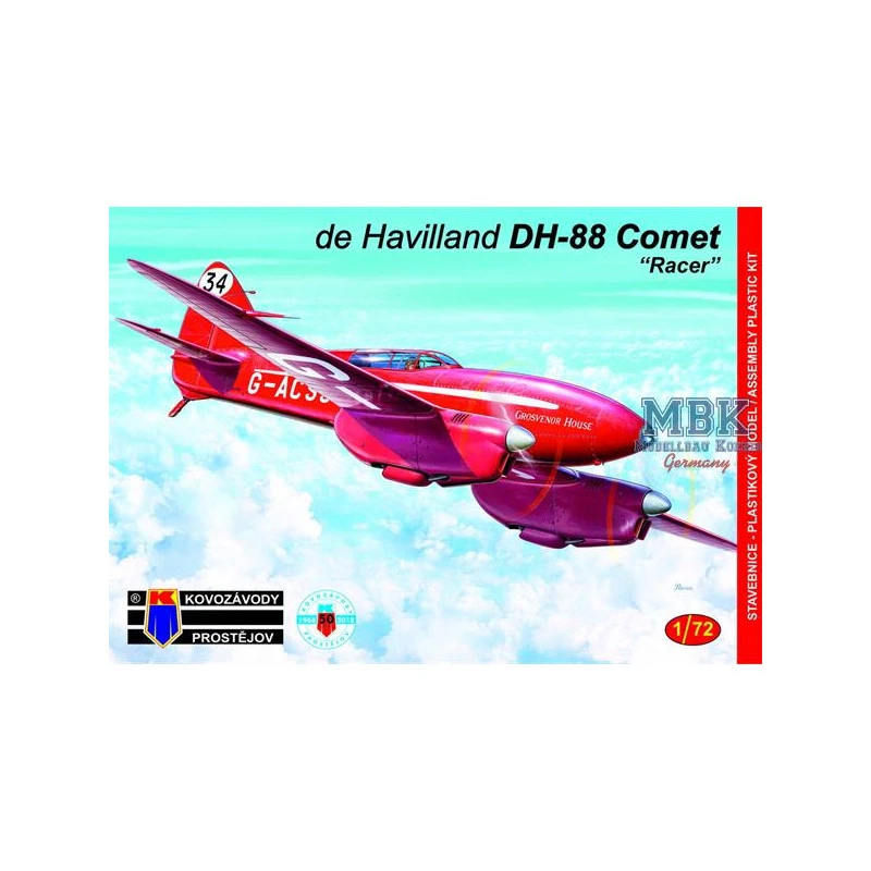 Kovozavody Prostejov Maqueta De Havilland DH-88 Comet "Racer" 3 Kovozavody Prostejov Maqueta De Havilland DH-88 Comet "Racer"