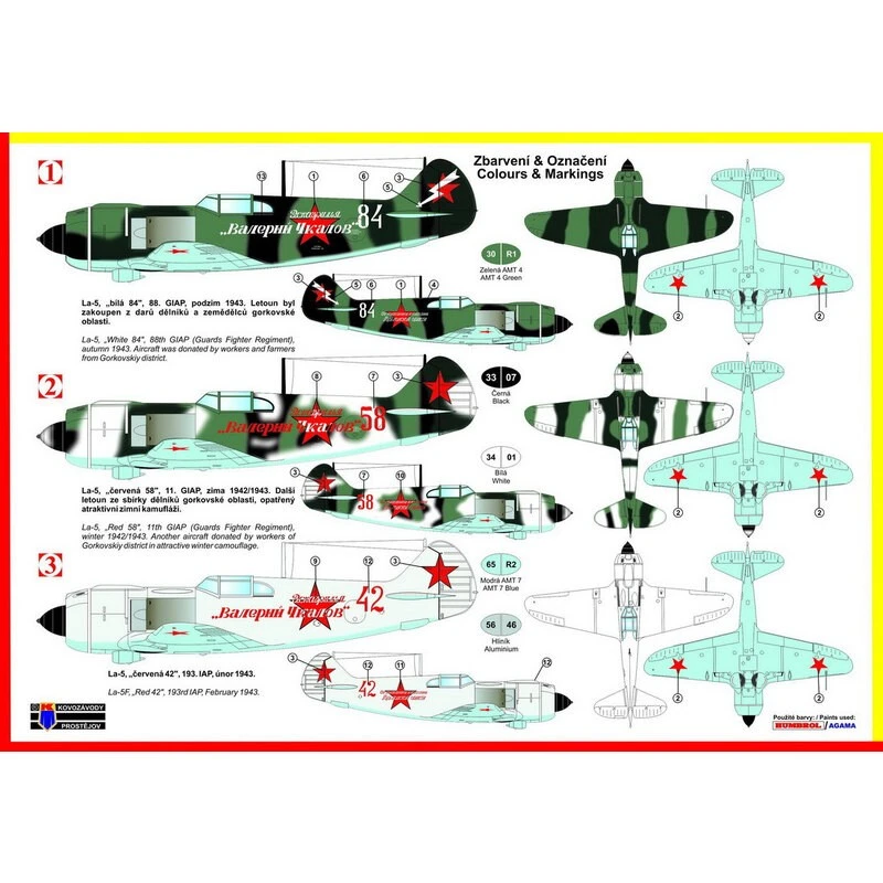 Kovozavody Prostejov Maqueta Lavochkin La-5 "Valery Ckalov" Nueva Herramienta 4 Kovozavody Prostejov Maqueta Lavochkin La-5 "Valery Ckalov" Nueva Herramienta - Imagen 2