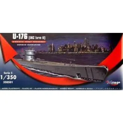 Mirage Maqueta U-176 Type IXC Type II U-Boat U-Boot/U-Boat/U Boat/U Boot