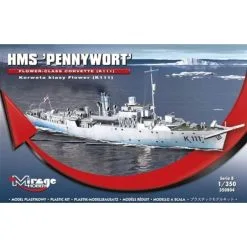 Mirage Maqueta HMS Pennywort Flor - Class Corvette (K111)