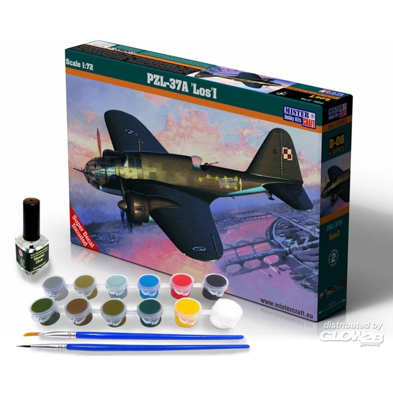 Mistercraft Maqueta PZL P-37A Lote I SUPER SET 3 Mistercraft Maqueta PZL P-37A Lote I SUPER SET