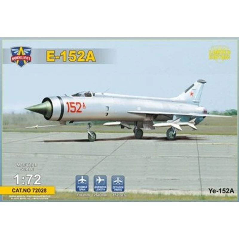 Modelsvit Maqueta Ye-152A Prototipo De Interceptor Bimotor Soviético 3 Modelsvit Maqueta Ye-152A Prototipo De Interceptor Bimotor Soviético