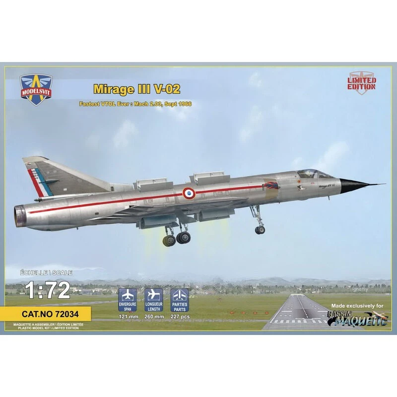 Modelsvit Maqueta Mirage III V-02 El Más Rápido VTOLever Limited 3 Modelsvit Maqueta Mirage III V-02 El Más Rápido VTOLever Limited