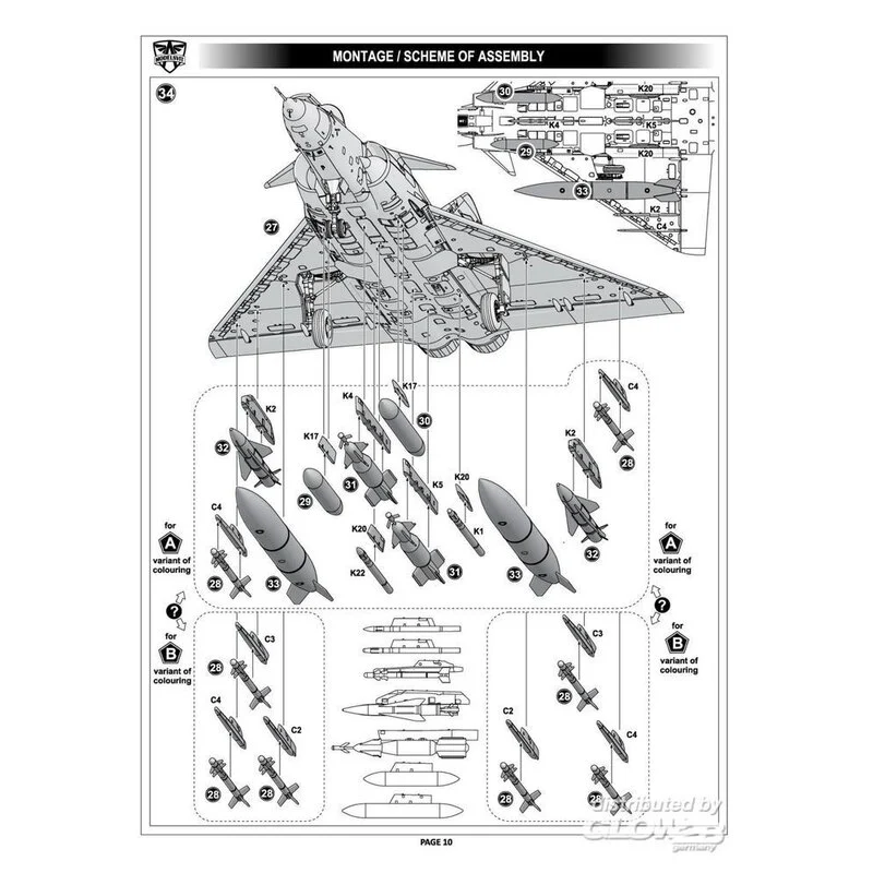 Modelsvit Maqueta Mirage 4000 (con 3 Nuevos Armamentos De Bebederos) 5 Modelsvit Maqueta Mirage 4000 (con 3 Nuevos Armamentos De Bebederos) - Imagen 3