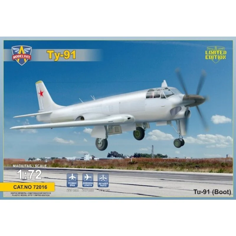 Modelsvit Maqueta Tupolev Tu-91 Aviones De Ataque Naval Soviética 'arranque' 3 Modelsvit Maqueta Tupolev Tu-91 Aviones De Ataque Naval Soviética 'arranque'