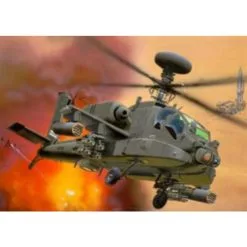 Revell Maqueta Ah-64D Longbow Apache Set - Box Containing The Model, Paints, Brush And Glue