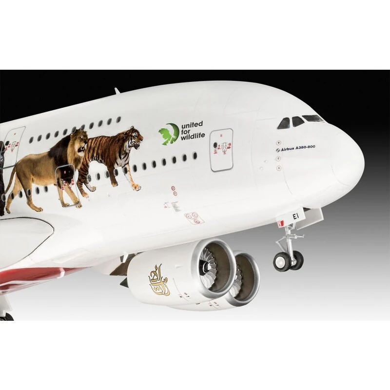Revell Maqueta Airbus A380-800 Emirates "Wild L 4 Revell Maqueta Airbus A380-800 Emirates "Wild L - Imagen 2