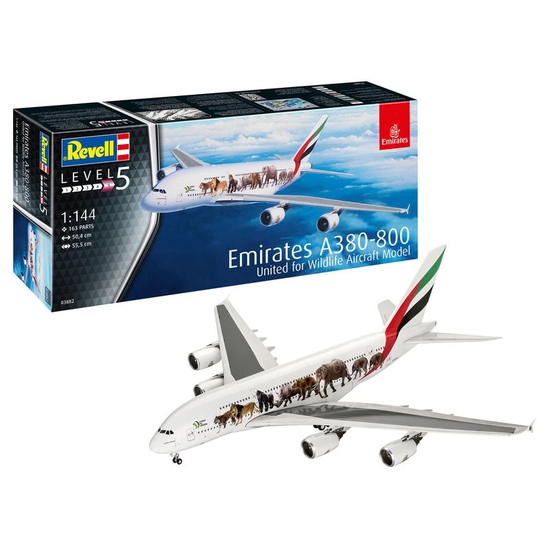 Revell Maqueta Airbus A380-800 Emirates "Wild L 3 Revell Maqueta Airbus A380-800 Emirates "Wild L