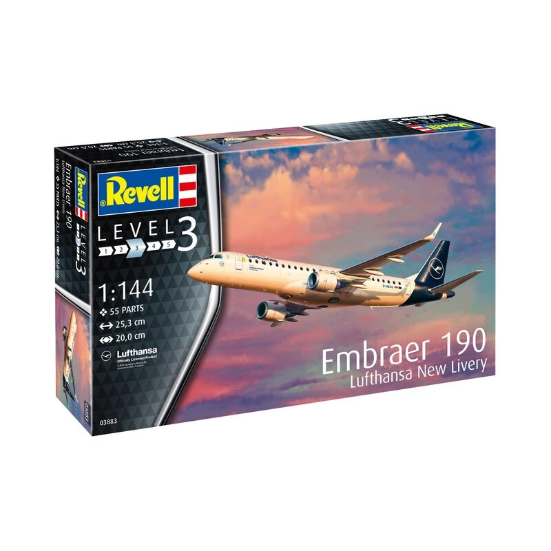 Revell Maqueta Embraer 190 Lufthansa Nueva Librea 8 Revell Maqueta Embraer 190 Lufthansa Nueva Librea - Imagen 6