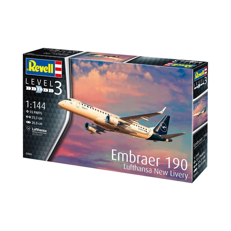 Revell Maqueta Embraer 190 Lufthansa Nueva Librea 10 Revell Maqueta Embraer 190 Lufthansa Nueva Librea - Imagen 8