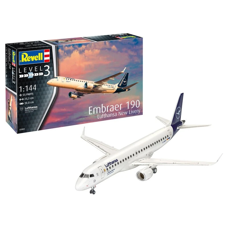 Revell Maqueta Embraer 190 Lufthansa Nueva Librea 3 Revell Maqueta Embraer 190 Lufthansa Nueva Librea