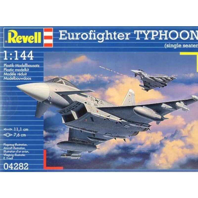 Revell Maqueta Eurofighter Typhoon (single Seater) (New Tooling) 7 Revell Maqueta Eurofighter Typhoon (single Seater) (New Tooling) - Imagen 5