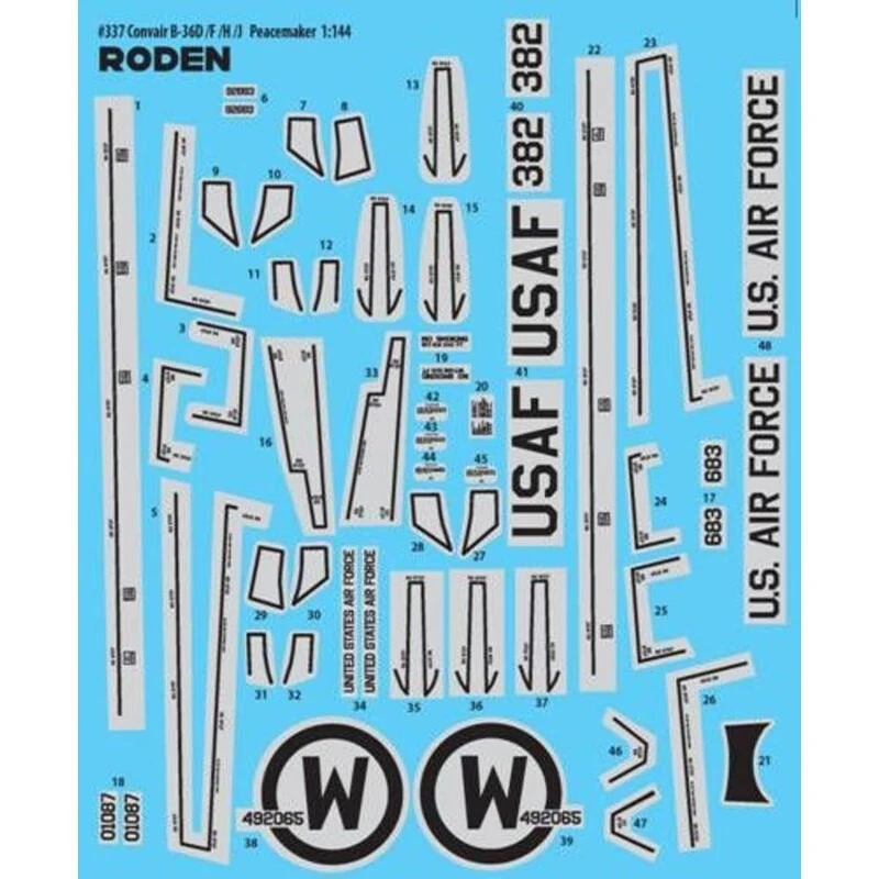 Roden Maqueta Convair B-36D Peacemaker 4 Roden Maqueta Convair B-36D Peacemaker - Imagen 2