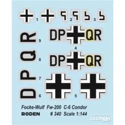 Roden Maqueta Focke-Wulf FW200C-6 Cóndor 7 Roden Maqueta Focke-Wulf FW200C-6 Cóndor -Maquetas de aviones 1/72 Ventas roden 1070340 focke wulf fw200c 6 condor 2