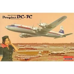 Roden Maqueta Douglas DC-7C Japan Air Lines