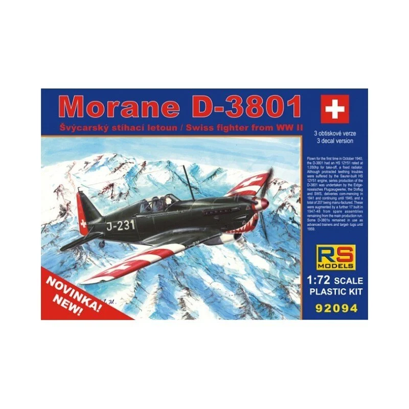 RS Models Maqueta MODELOS RS 92094 Morane D-3801 1/72 3 RS Models Maqueta MODELOS RS 92094 Morane D-3801 1/72