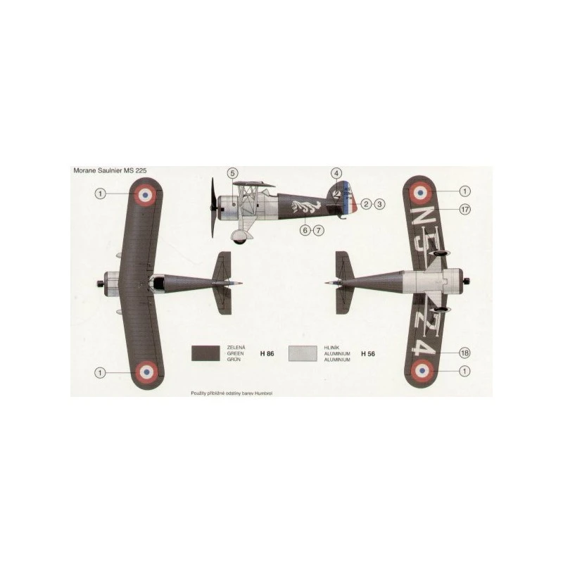 Smer Maqueta Morane-Saulnier MS.225 4 Smer Maqueta Morane-Saulnier MS.225 - Imagen 2