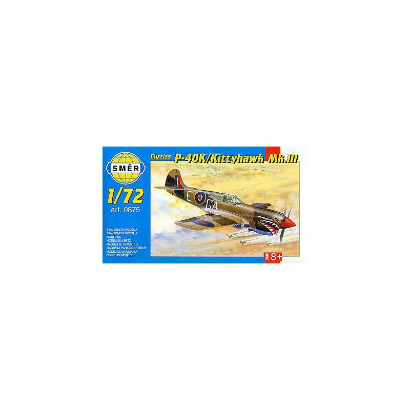 Smer Maqueta Curtiss P-40K Warhawk Kittyhawk Mk.III 3 Smer Maqueta Curtiss P-40K Warhawk Kittyhawk Mk.III
