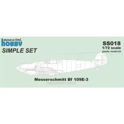 Special Hobby Maqueta Messerschmitt Bf 109E-3 / Simple Set