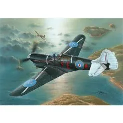 Special Hobby Curtiss Kittyhawk Mk.III Modelo De Un Avión De Combate WW2 De EE. UU. Con Marcas De Exportación. Contenido Del Kit: Tres Colas D