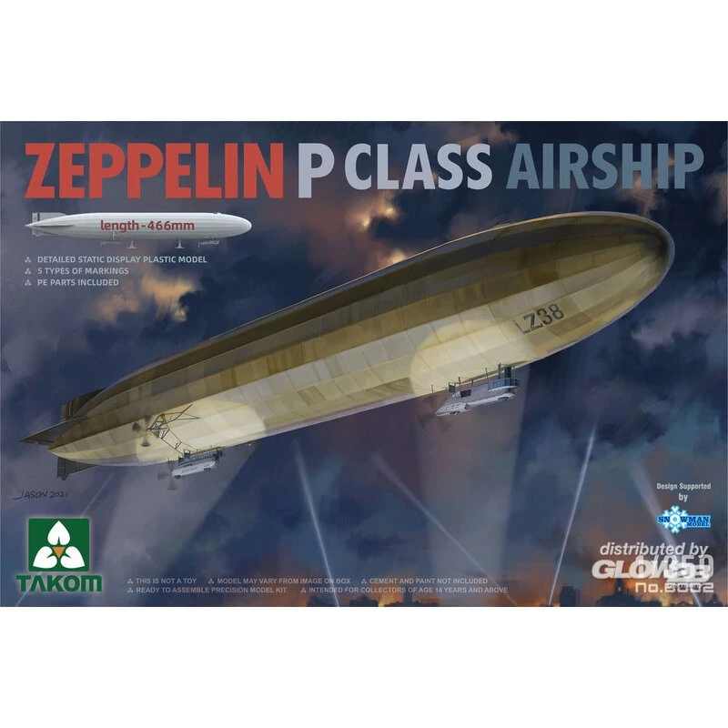 Takom Maqueta Dirigible Clase P De Zeppelin 3 Takom Maqueta Dirigible Clase P De Zeppelin