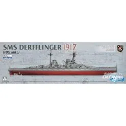 Takom Maqueta SMS Derfflinger 1917 (casco Completo) Con Barriles De Metal 8 Piezas