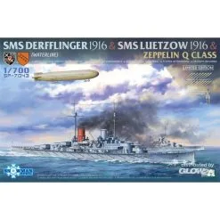 Takom Maqueta Sms Derfflinger 1916 & Sms Luetzow 1916 & Zeppelin Q Class (edición Limitada