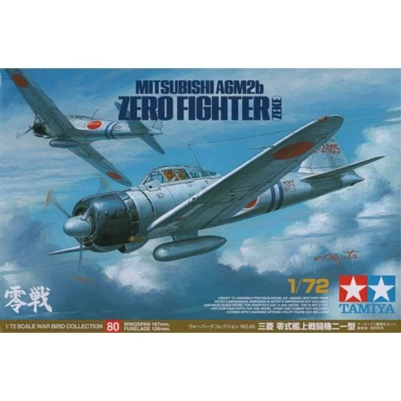Tamiya Maqueta Mitsubishi A6M2b Zero Zeke 3 Tamiya Maqueta Mitsubishi A6M2b Zero Zeke
